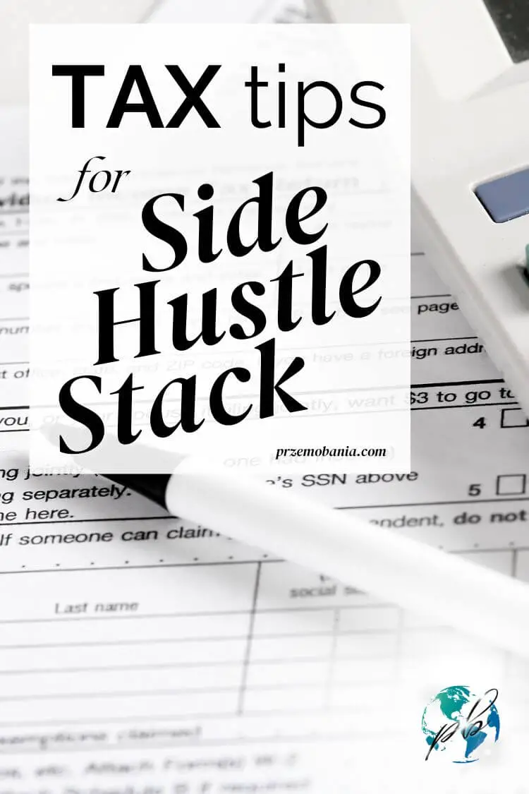 Tax tips for side hustle stack 3
