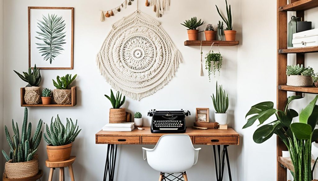 Artisanal Workspace Decor