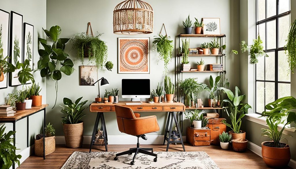 Bohemian Chic Office