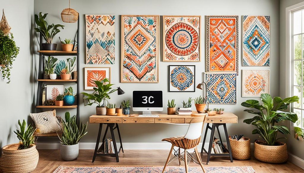 Bohemian Chic Office