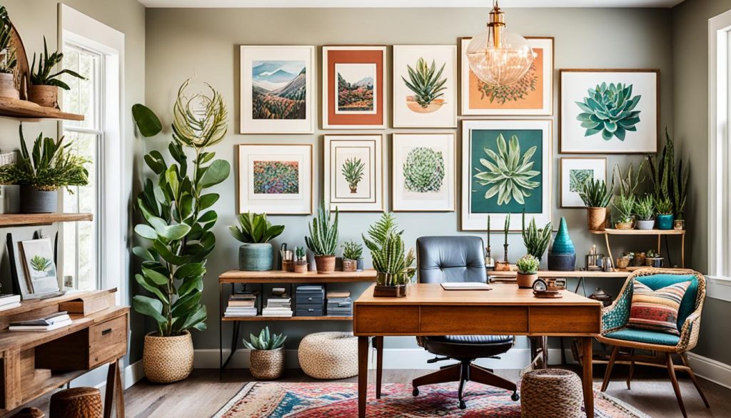 Bohemian Chic Office