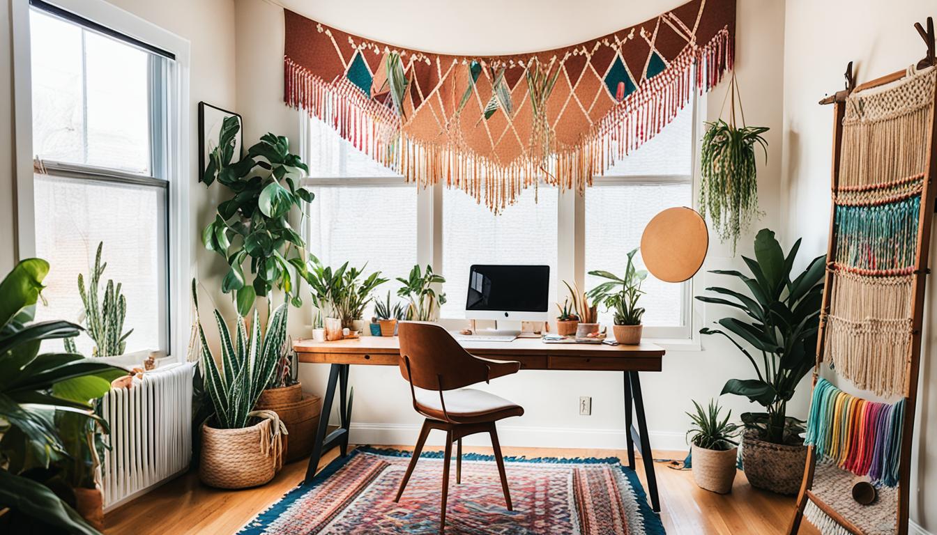 Bohemian Chic Office