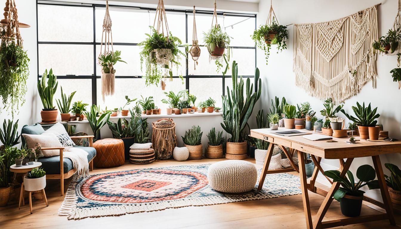 Bohemian Décor Creative Workspaces