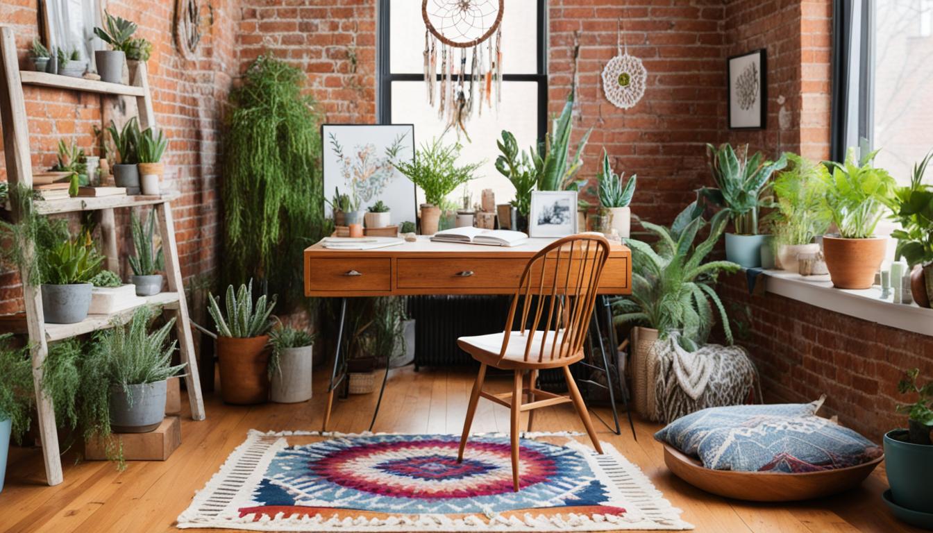 Bohemian Décor Home Office