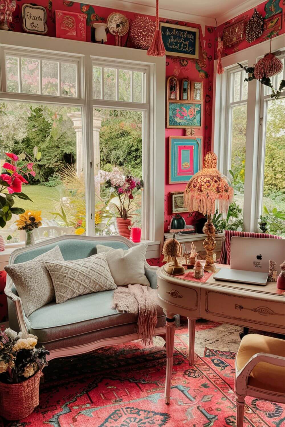 Bohemian Flair for Your Home Office