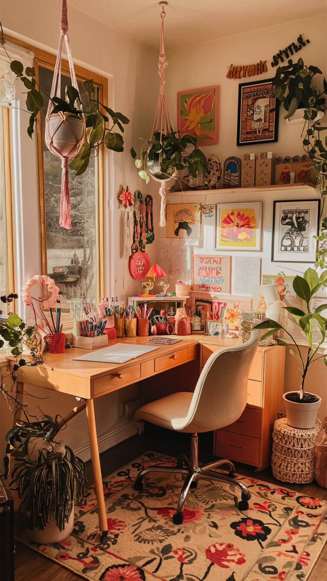 Bohemian Flair for Your Home Office 6