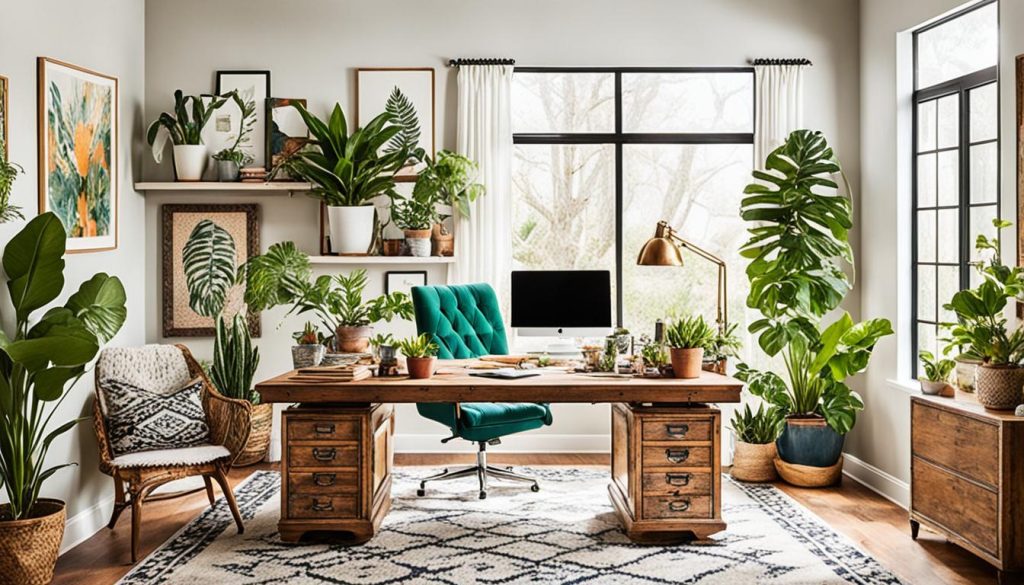 Bohemian Home Office