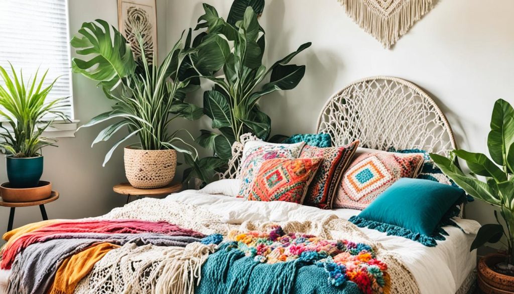 Bohemian bedroom decor