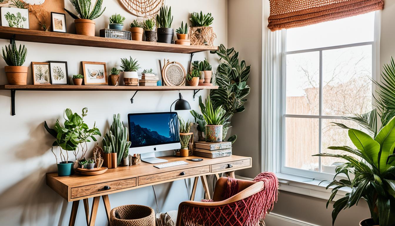 Bohemian-Inspired Home Office Makeover Tips