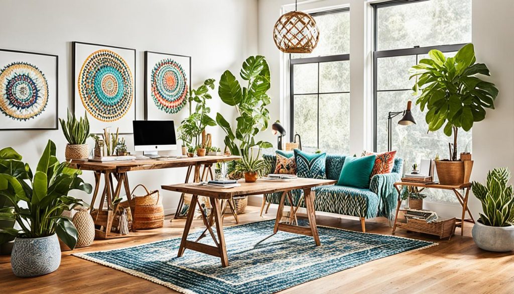 Boho Chic Office