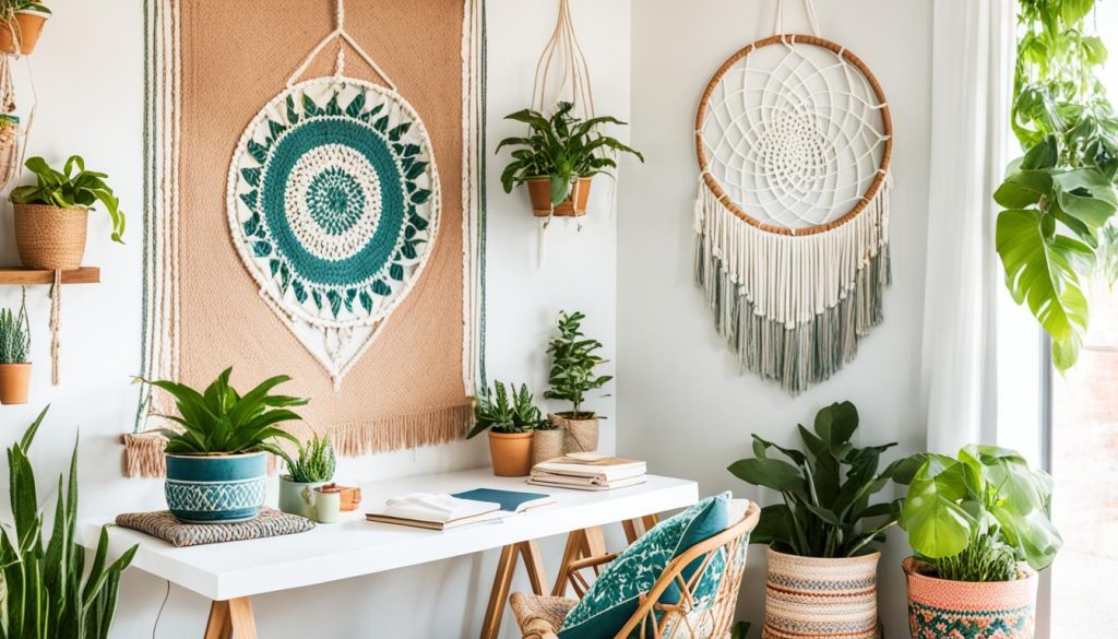 Boho Décor Office Spaces