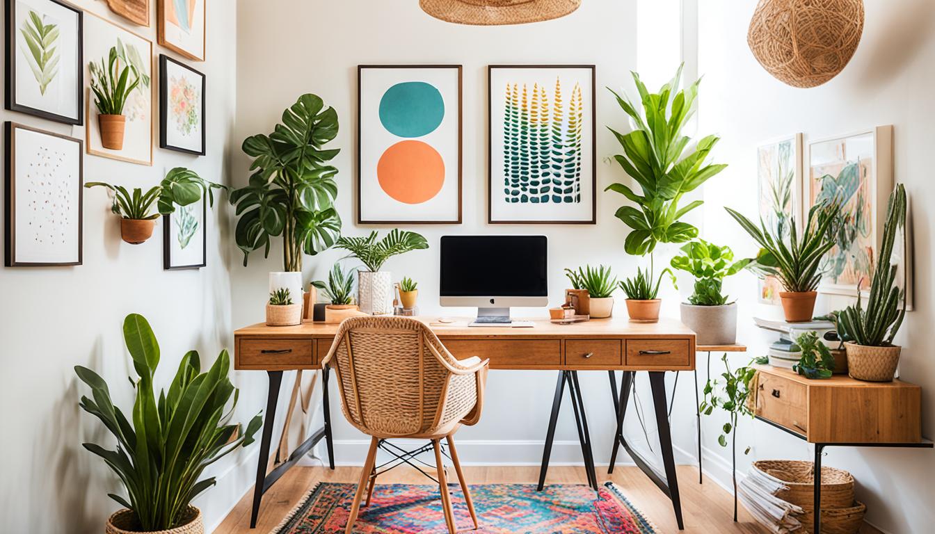 Boho Vibes Productive Office