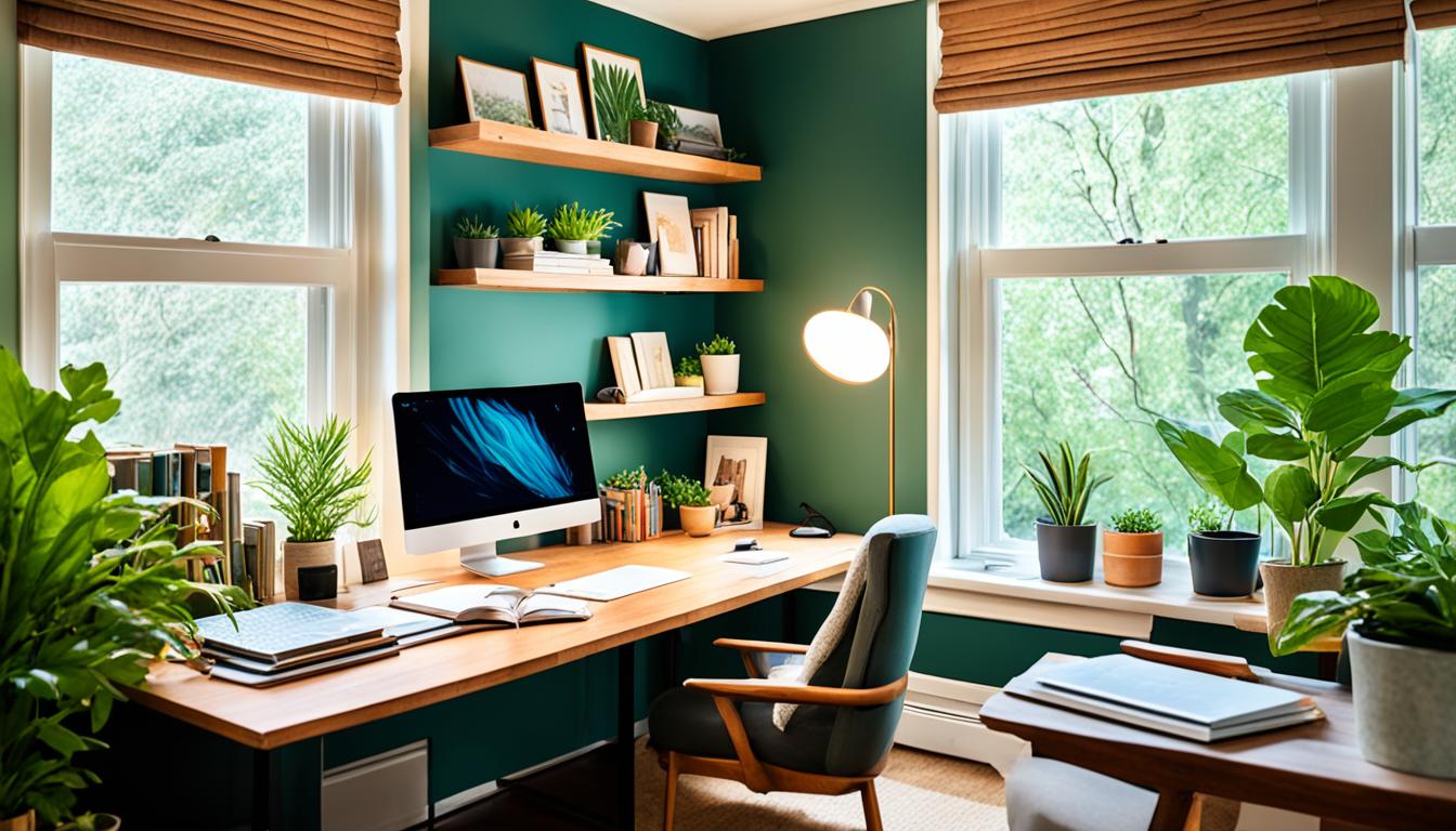 Cozy Home Office Productive Environment