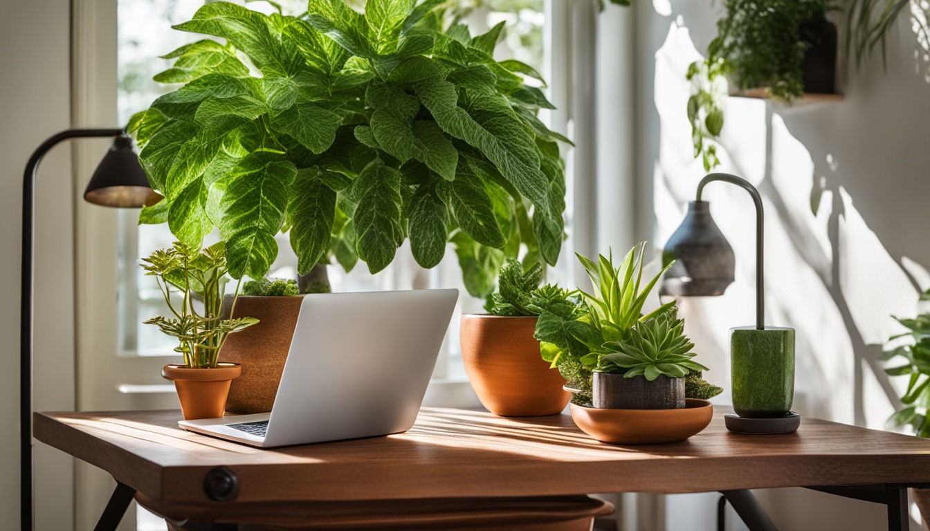 Greenery Patio Home Office