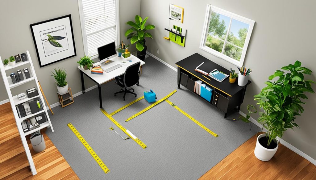 Measuring home office space