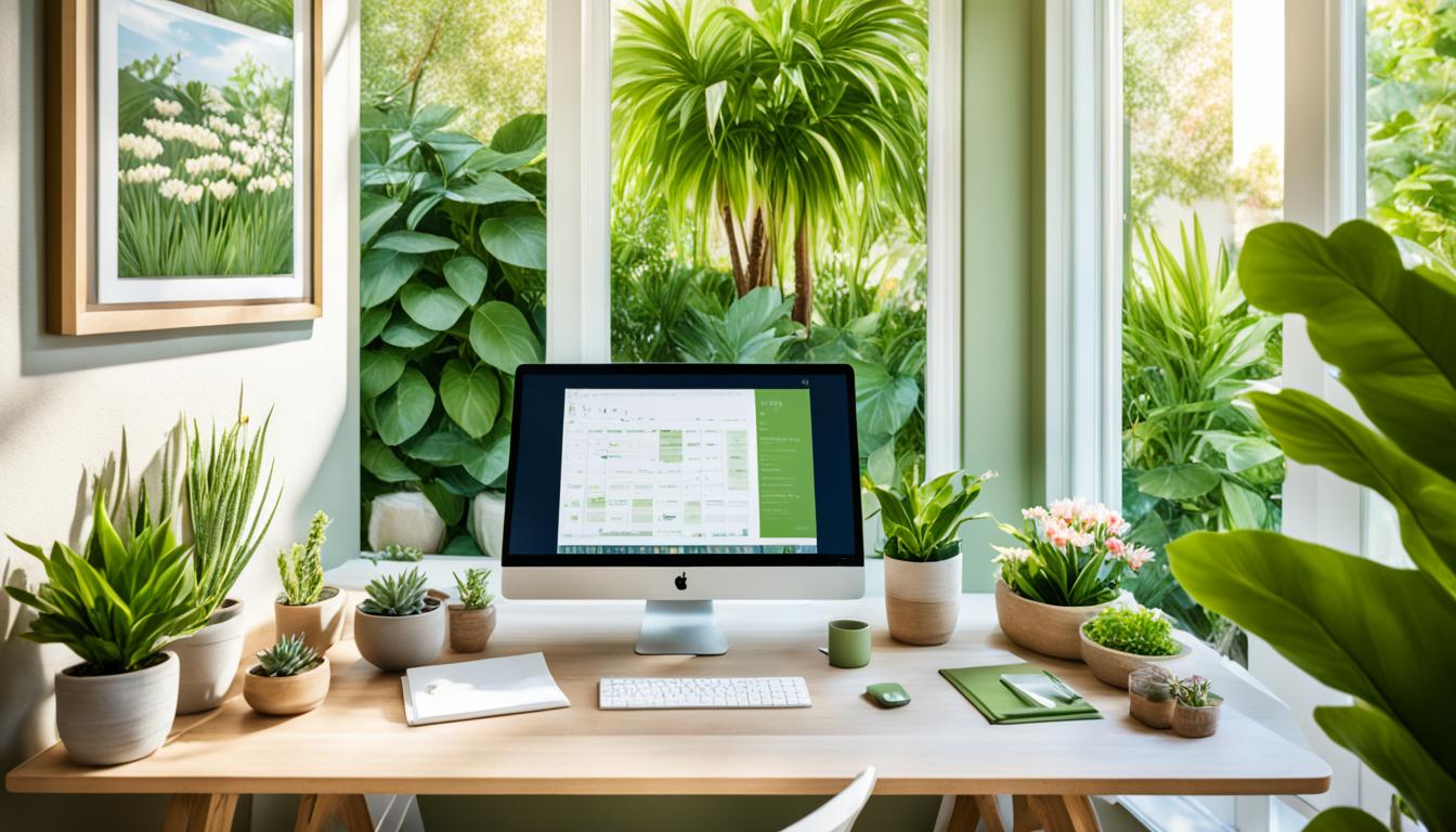 Nature-Inspired Patio Office