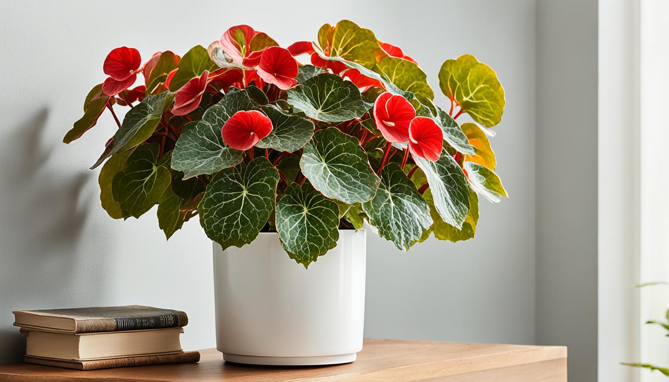 Rex Begonia in Home Decor