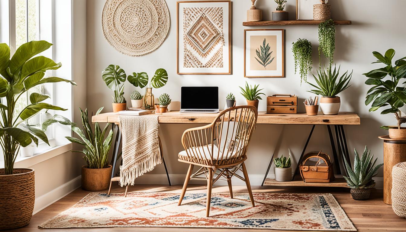 Stunning Boho Décor for Home Offices