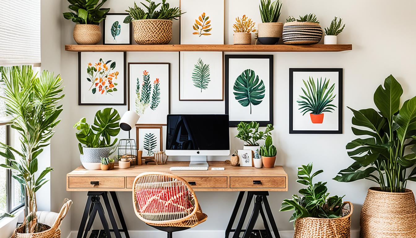 Trendy Boho Office Design