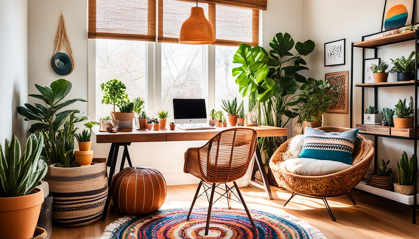 Vibrant Bohemian Home Offices