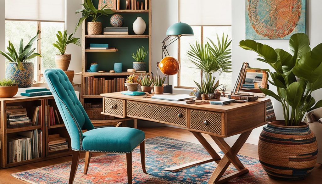 Vintage Furniture and Global Accents