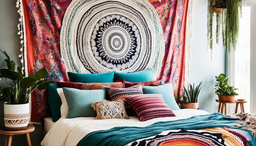 bohemian bedroom design