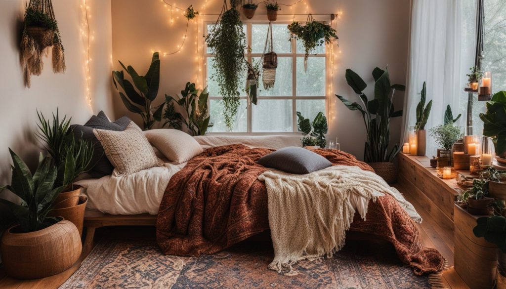 bohemian bedroom sanctuary