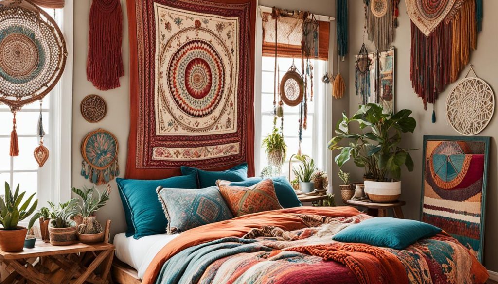 bohemian bedroom wall decor