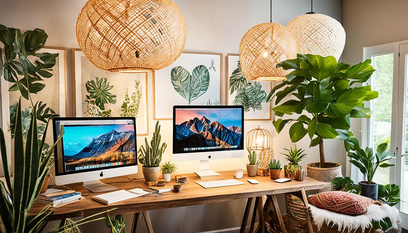 Boho Home Office Décor: Unique Ideas