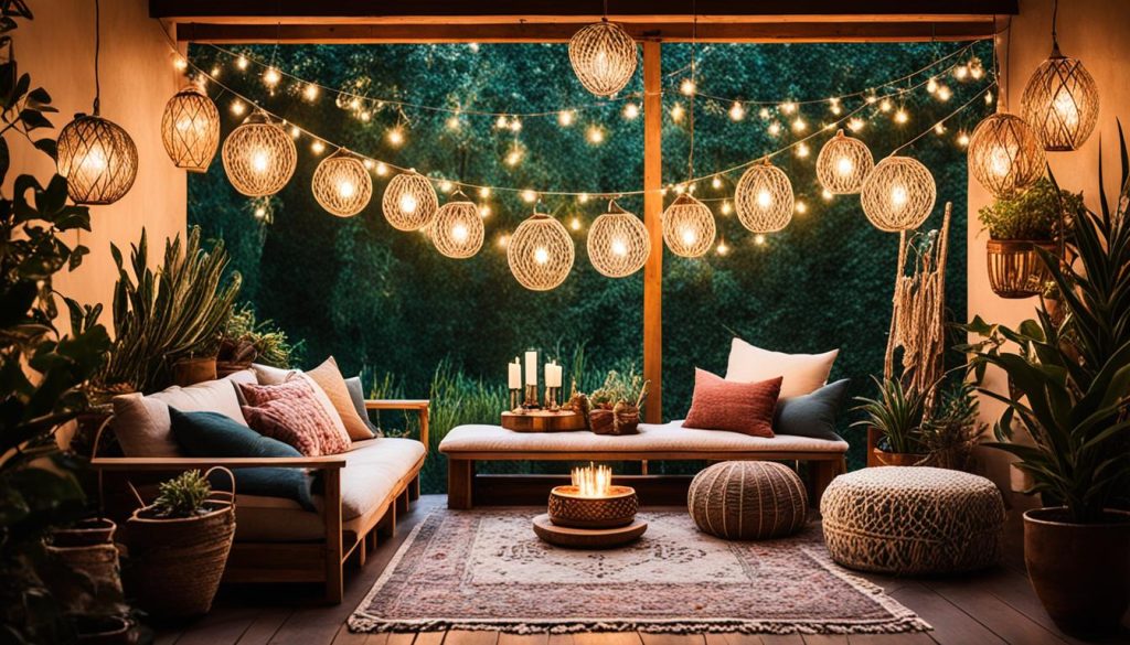 boho lighting