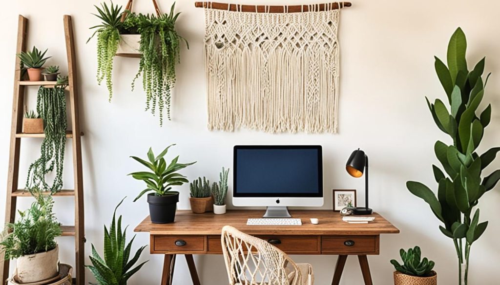 boho office inspiration