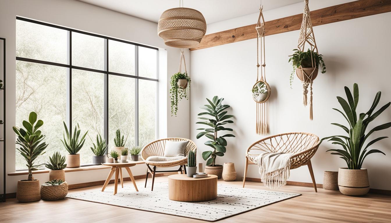 Boho Office Décor with a Modern Twist