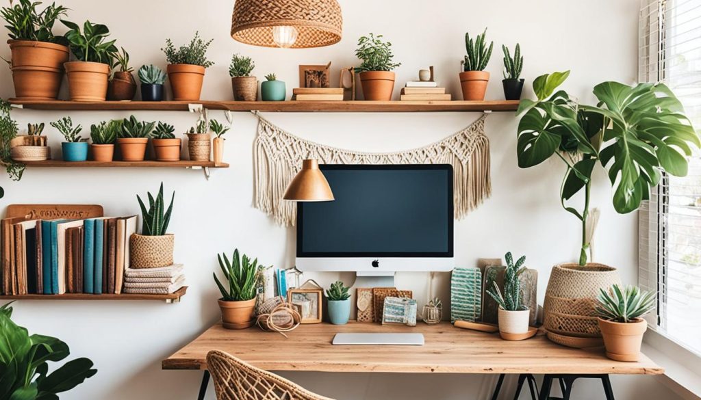 cozy office nook