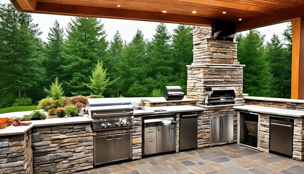 outdoor kitchen design