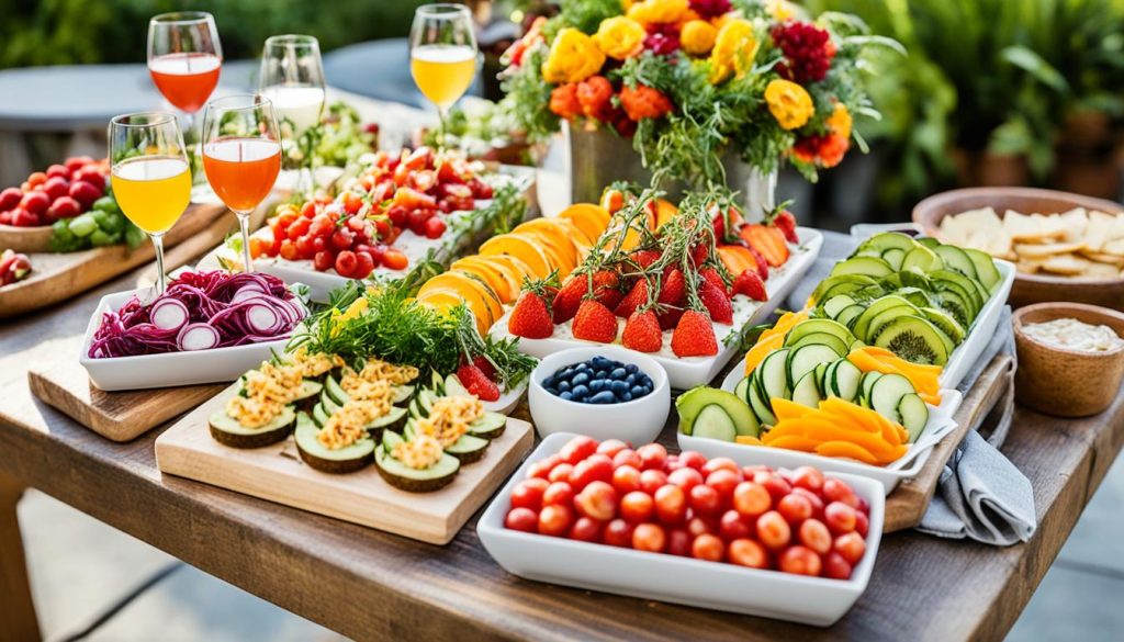 outdoor party menu ideas