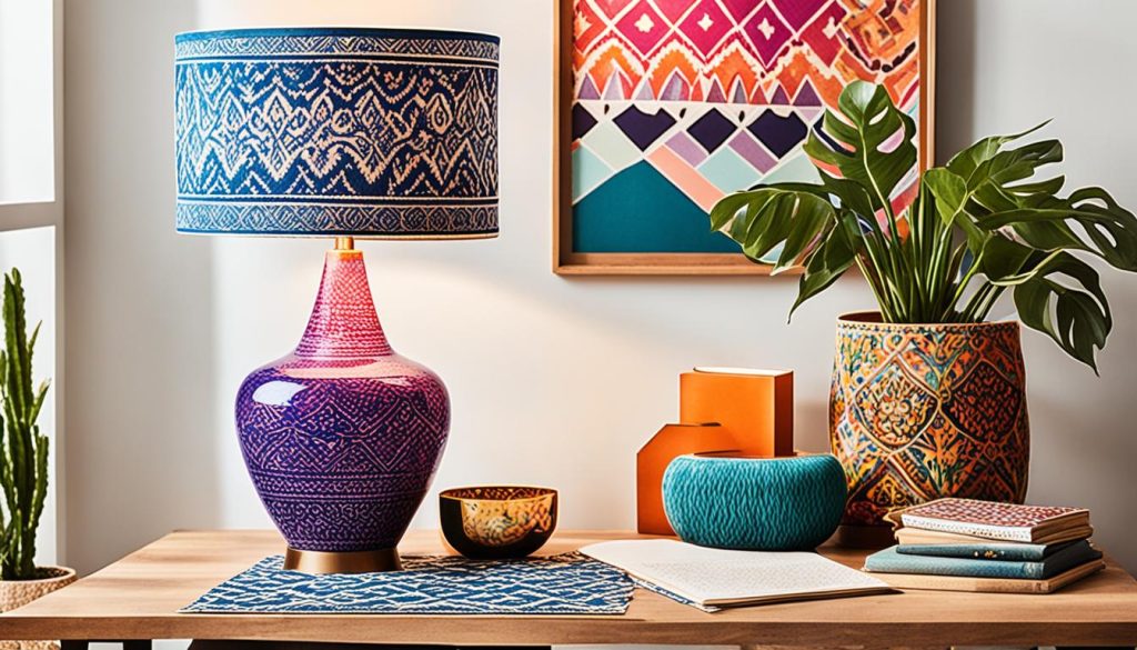 patterned lampshades