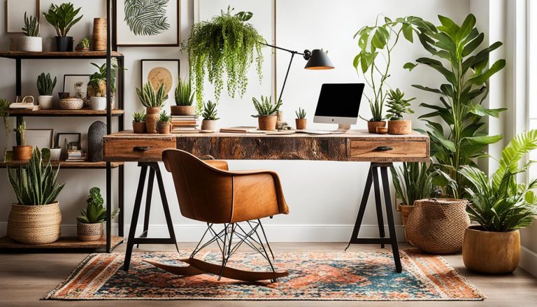Trendy Boho Home Office Design Concepts