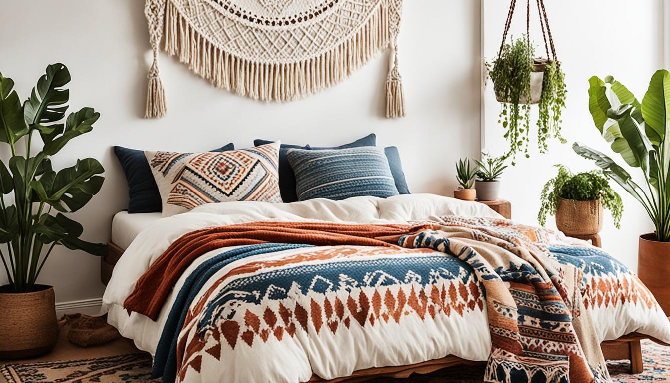 Bohemian Patterns Bedroom Decor