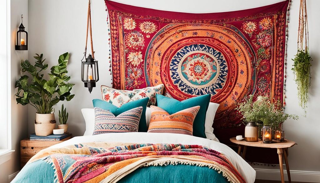 Boho bedroom decor