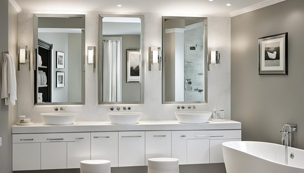 Ceiling-Height Bathroom Cabinets