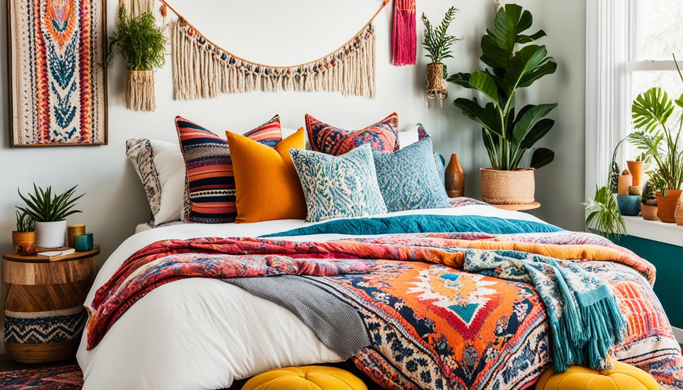 Colorful Bold Bohemian Bedroom