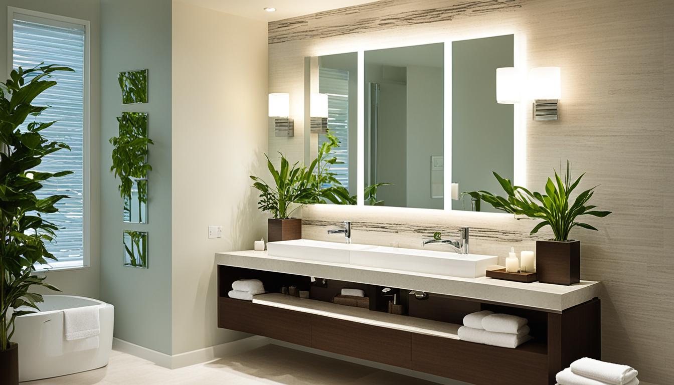 Enhancing Bathroom Interior with Lighting