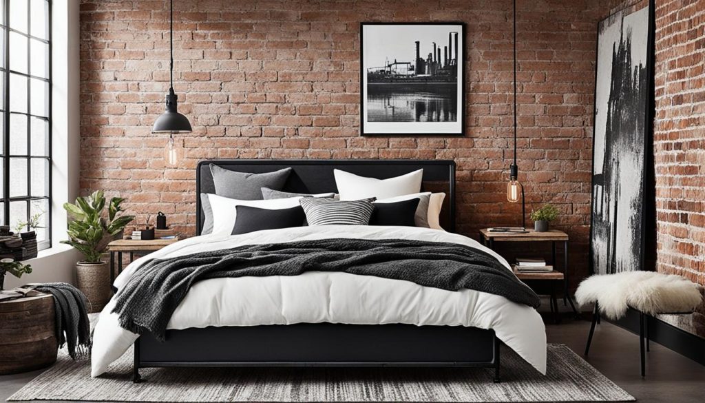 Industrial Bedroom Style