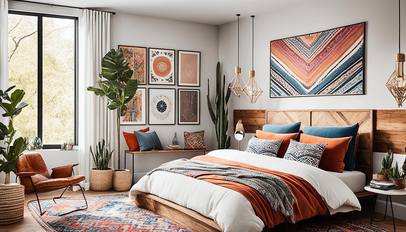 Modern Twist Bohemian Bedroom