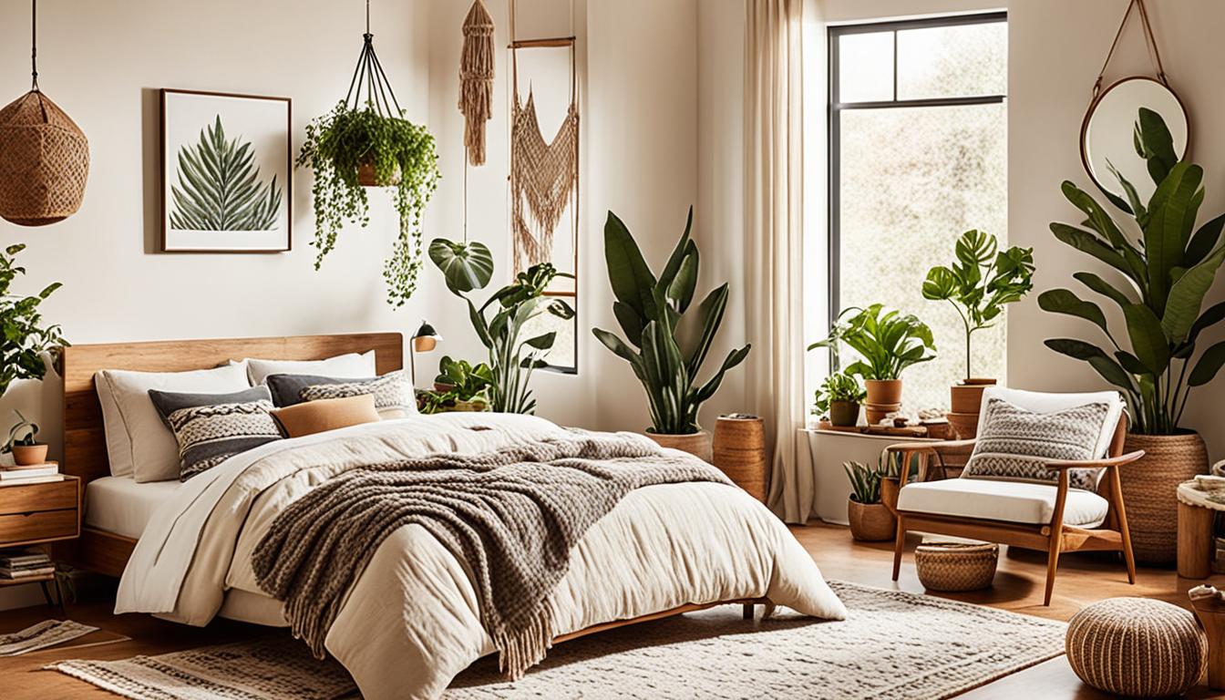 Nature-Inspired Bohemian Bedroom