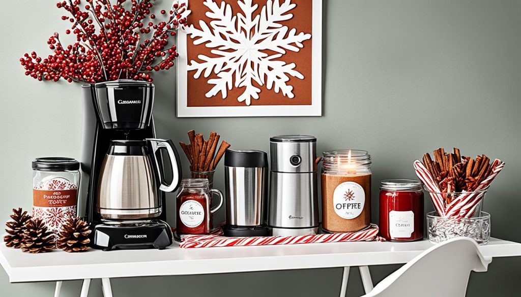 Seasonal coffee station design