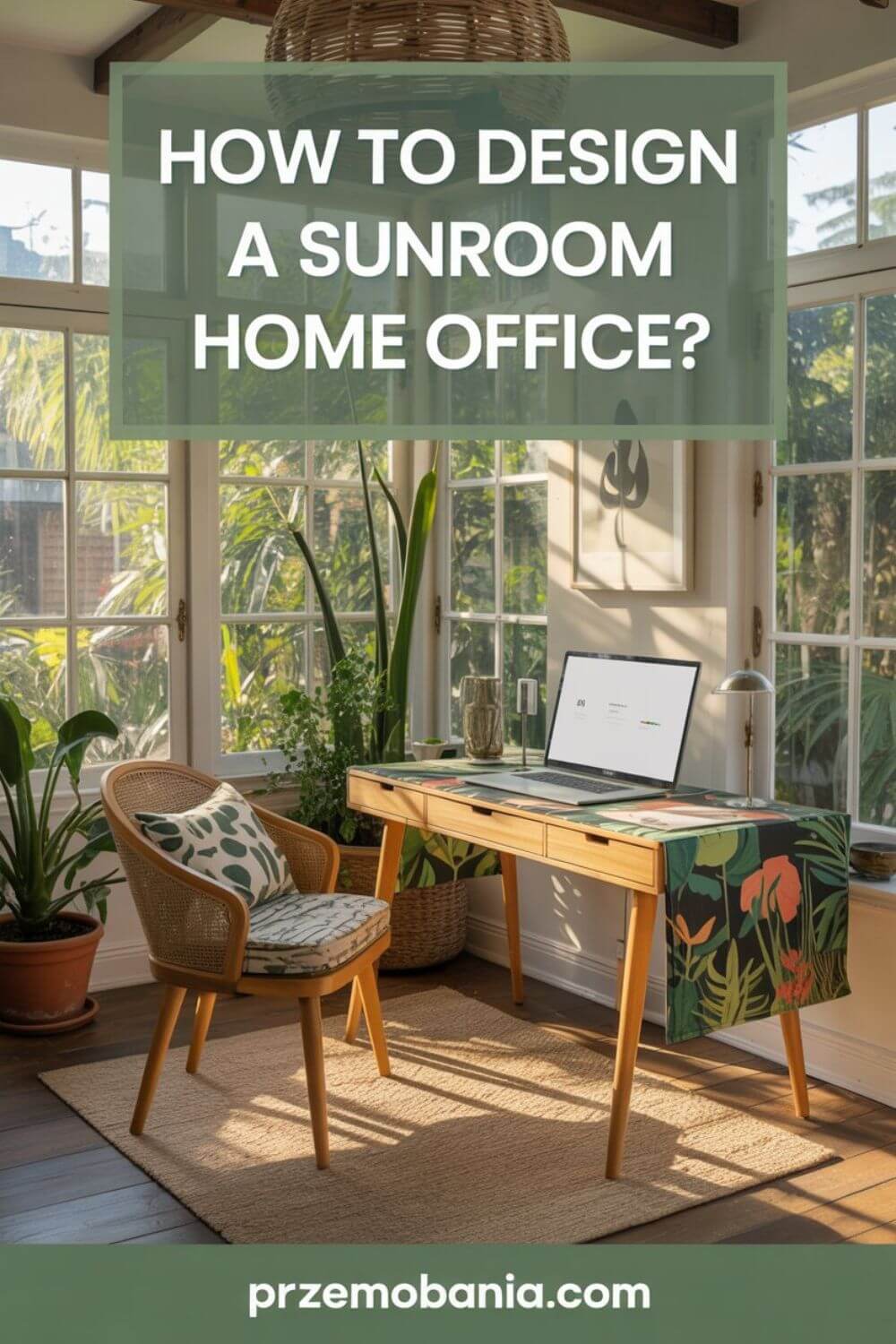 Sunroom Home Office Design 4
