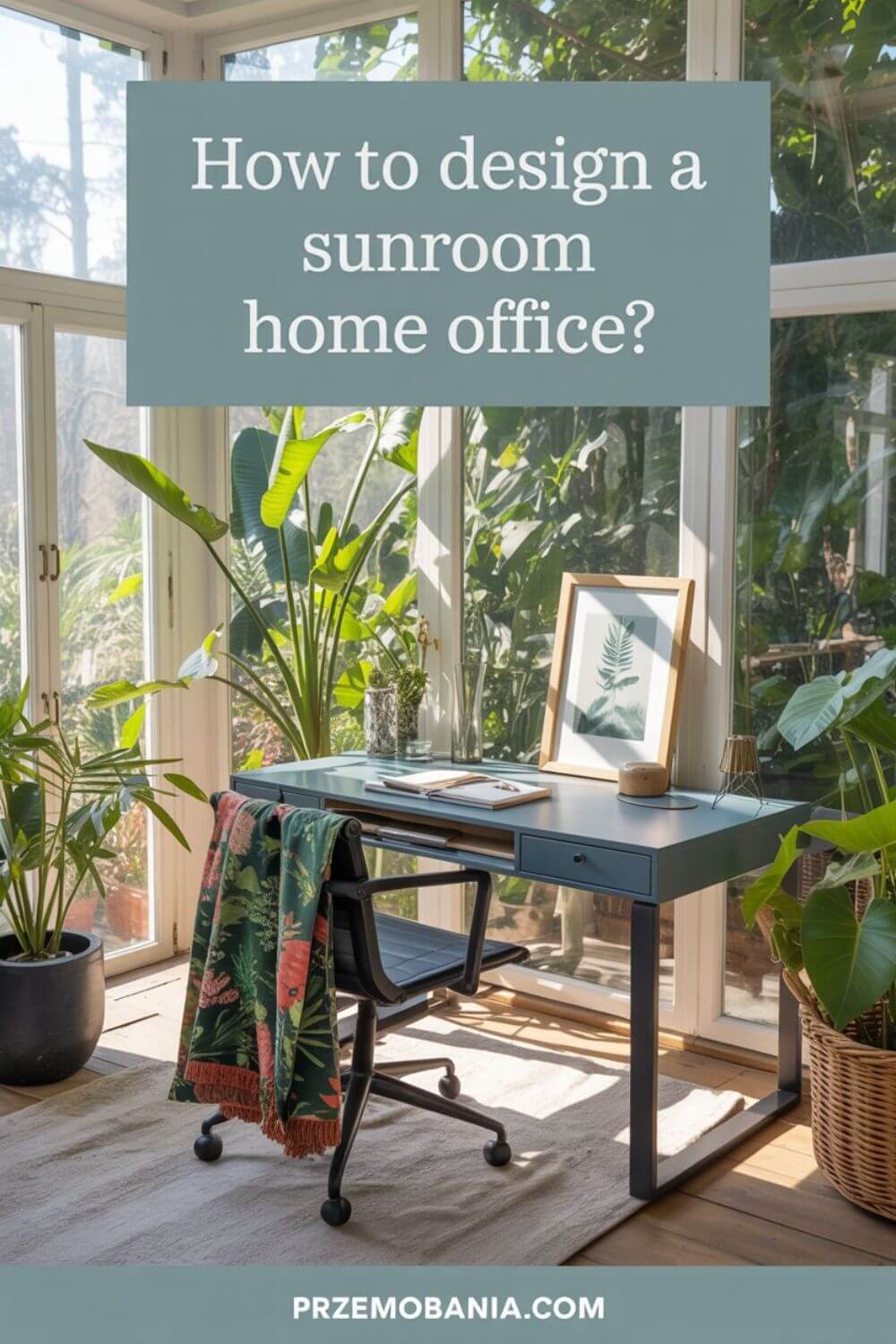 Sunroom Home Office Design 7