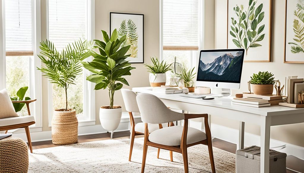 Sunroom Home Office Seating Area