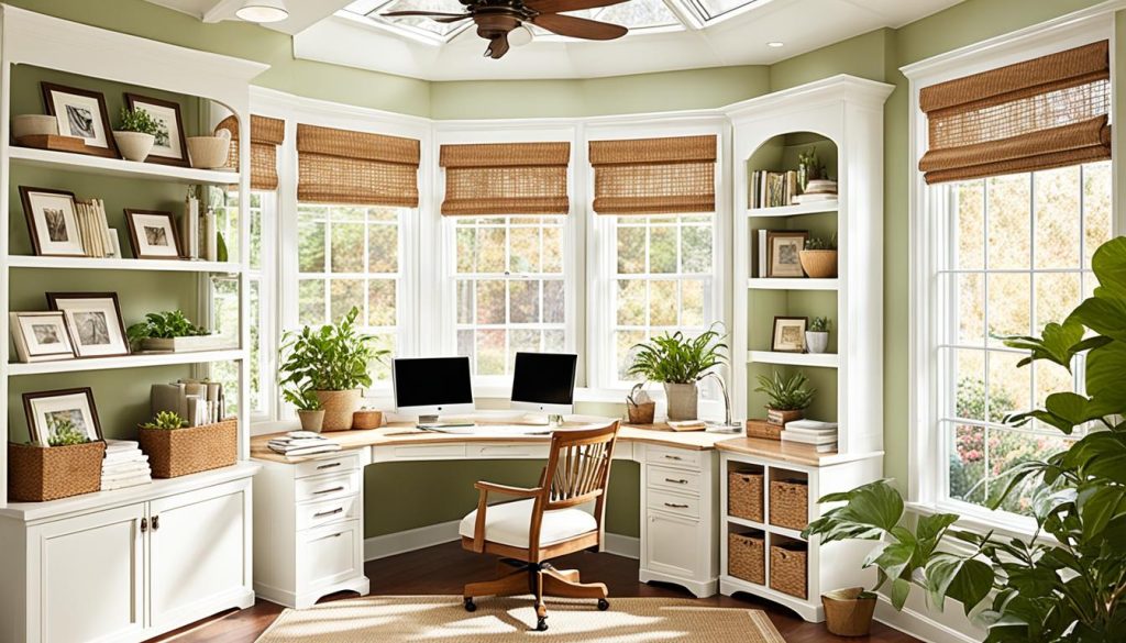 Sunroom Office Layout